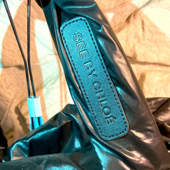 CHLOE Black puffy shoulder bag /brand new! - Picture 6 of 15